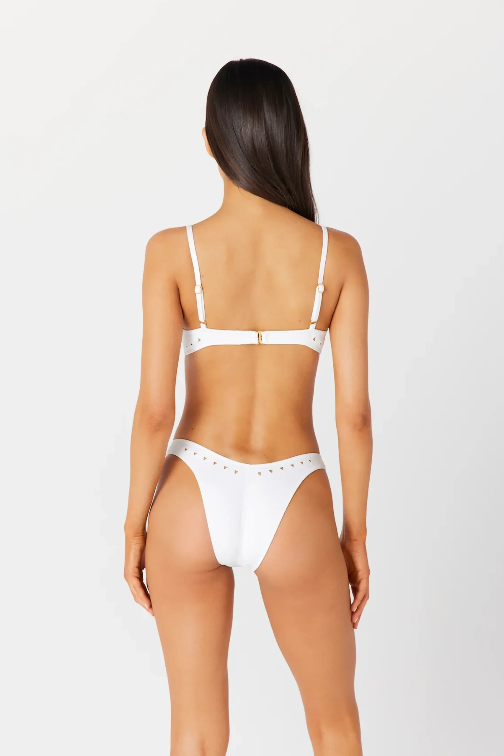 GIGI C Matching Sets|Swim Tops|Alice Bra White