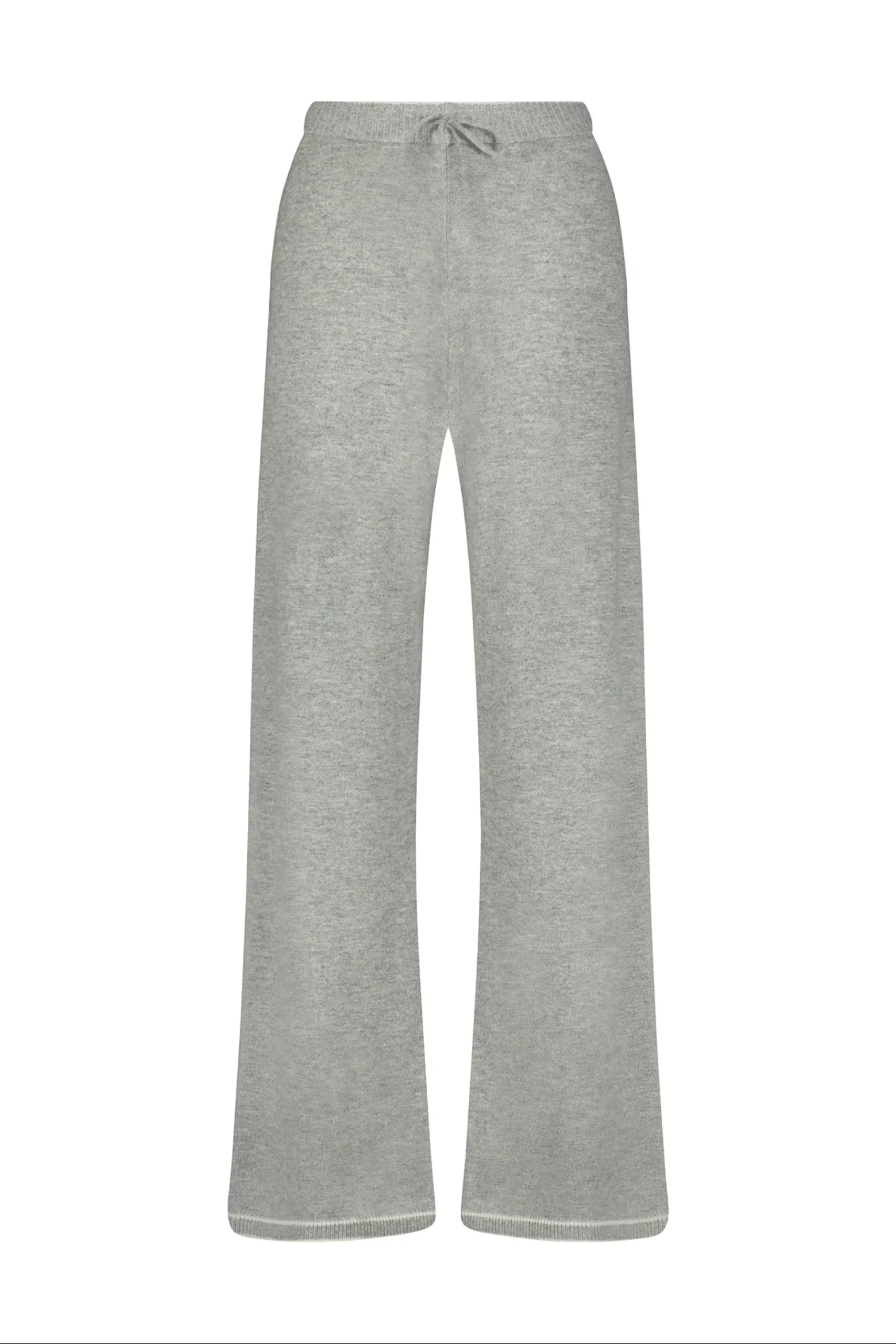 GIGI C Lounge|Aubrie Wide Leg Pant Heather Grey