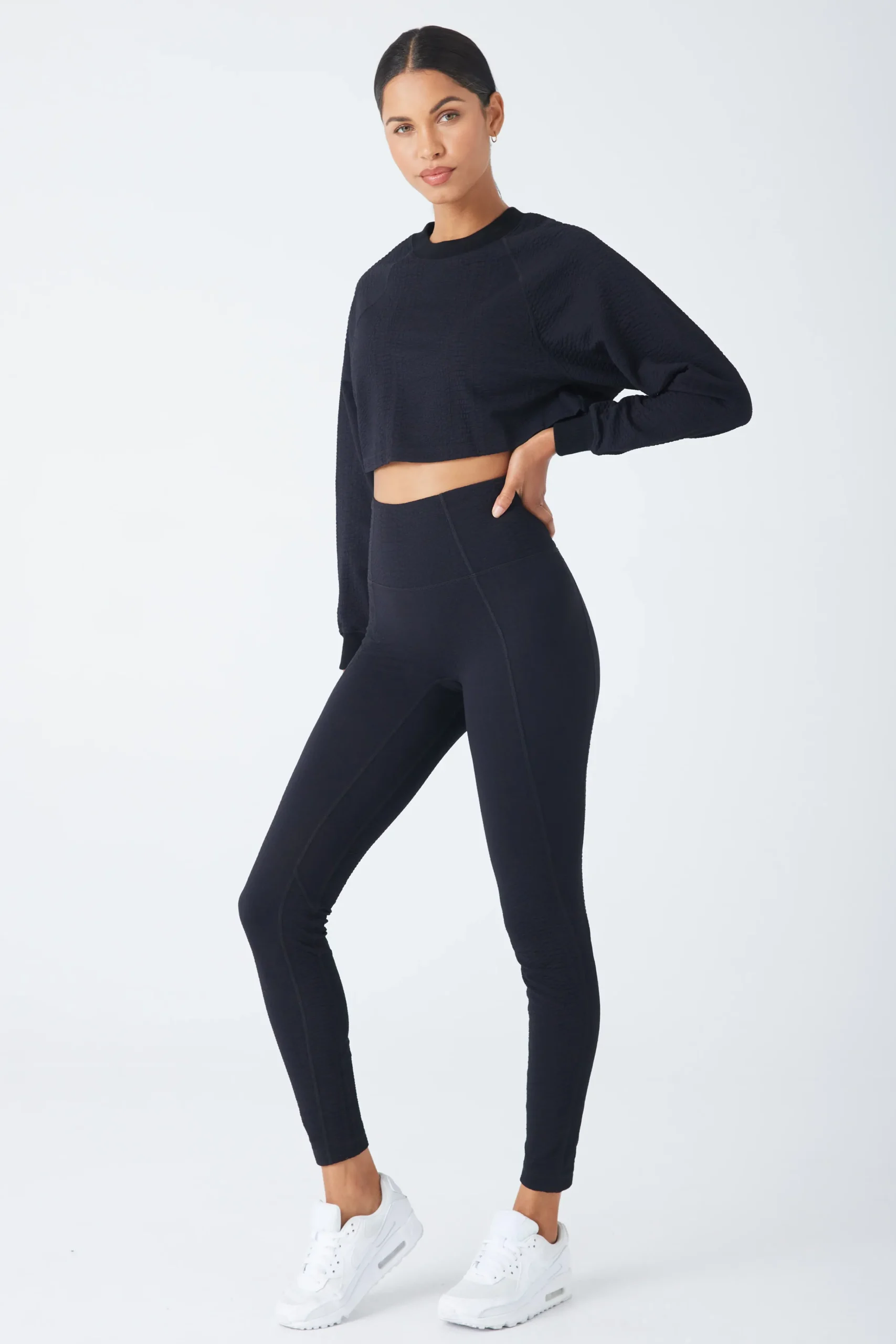 GIGI C Matching Sets|Sport Bottoms|Ava Snakeskin Legging Black