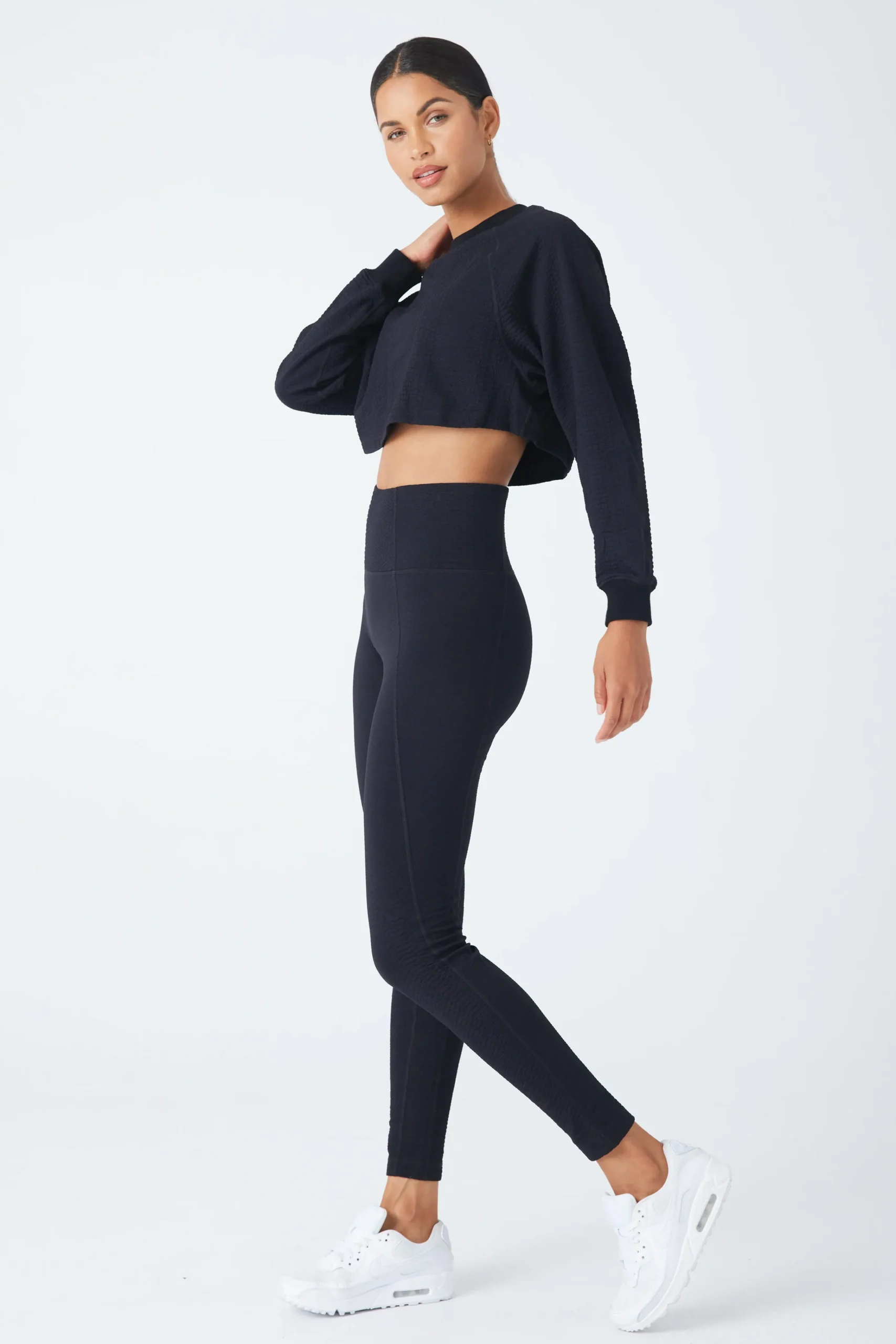 GIGI C Matching Sets|Sport Bottoms|Ava Snakeskin Legging Black