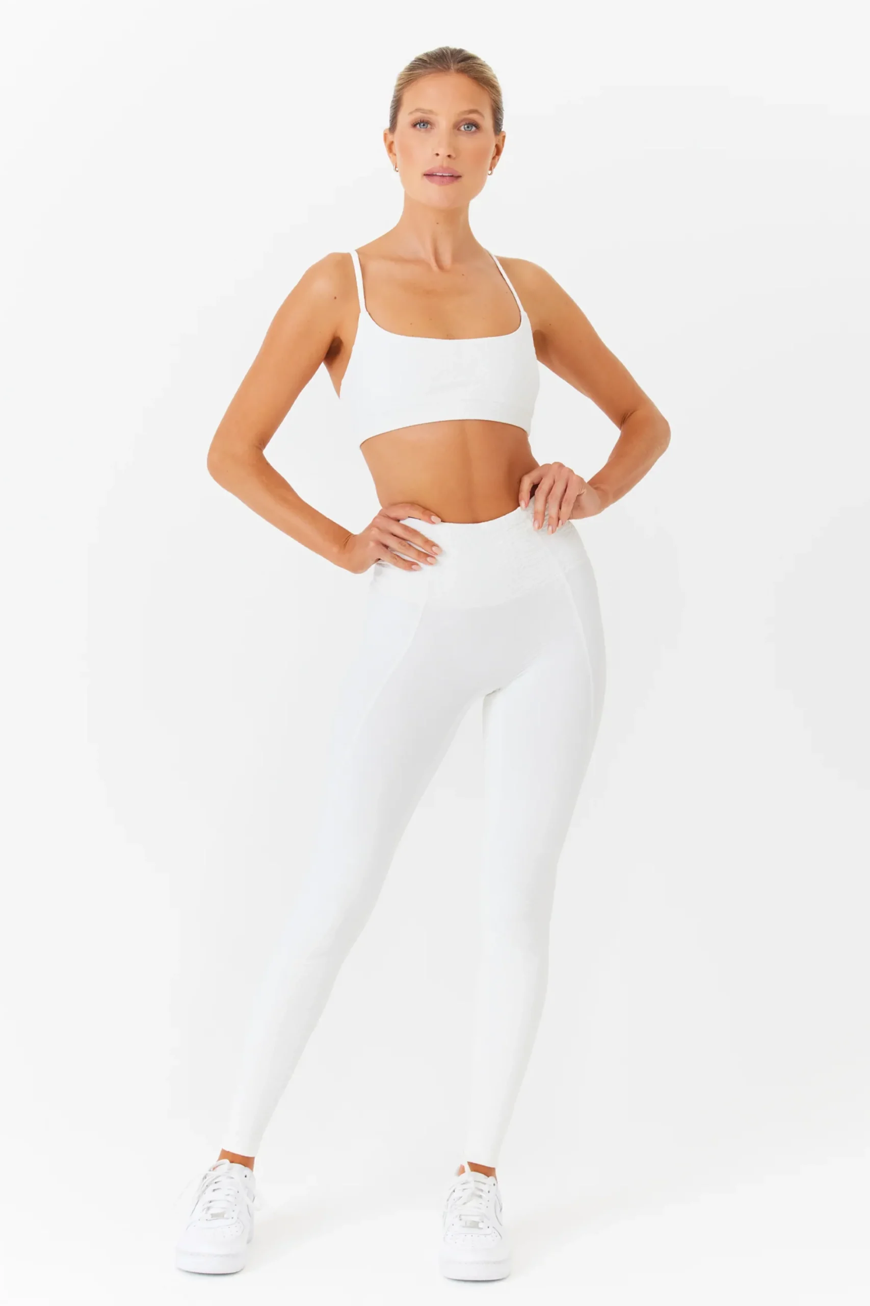 GIGI C Matching Sets|Sport Bottoms|Ava Snakeskin Legging Ivory