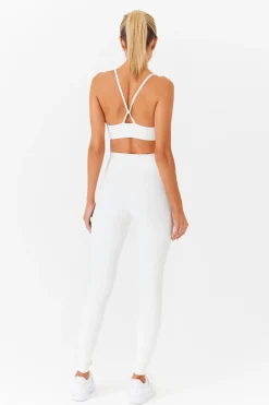 GIGI C Matching Sets|Sport Bottoms|Ava Snakeskin Legging Ivory