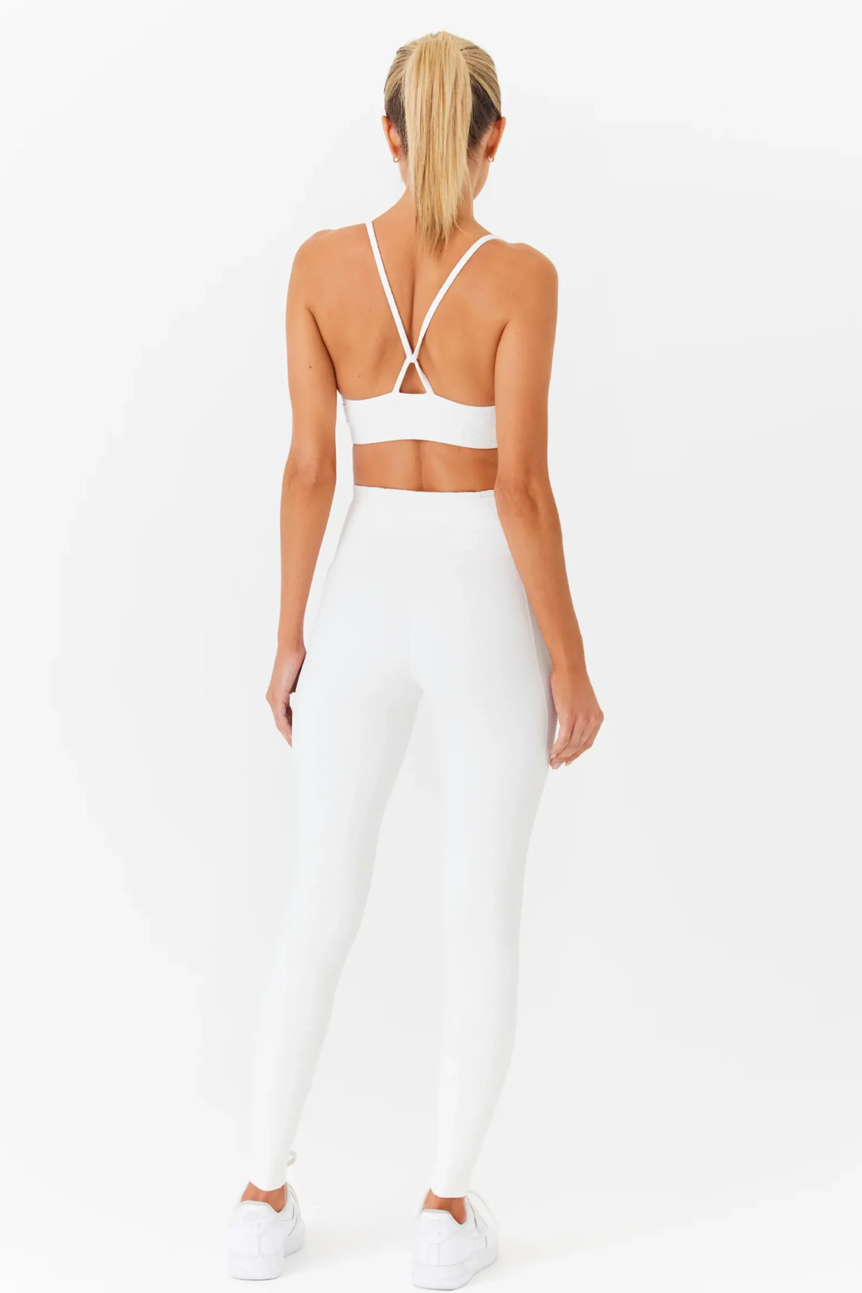 GIGI C Matching Sets|Sport Bottoms|Ava Snakeskin Legging Ivory
