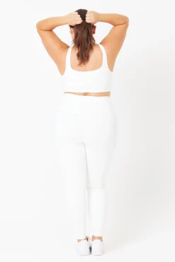 GIGI C Matching Sets|Sport Bottoms|Ava Snakeskin Legging Ivory