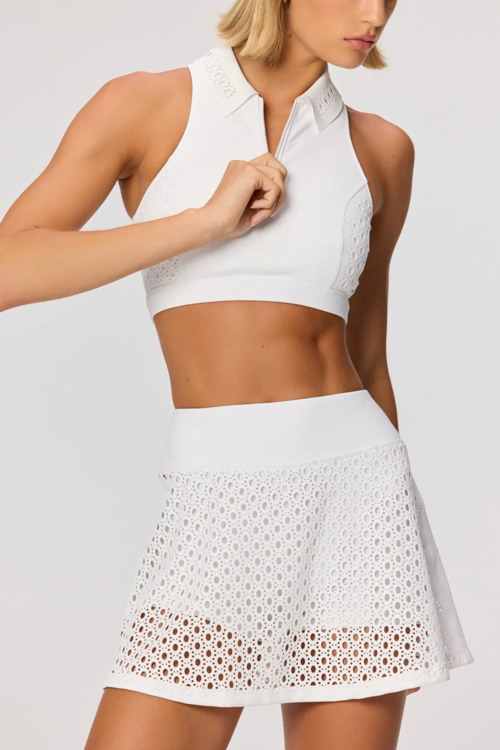 GIGI C Matching Sets|Sport Tops|Briar Bra Top White