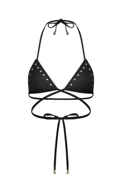GIGI C Matching Sets|Swim Tops|Christina Triangle Top Black