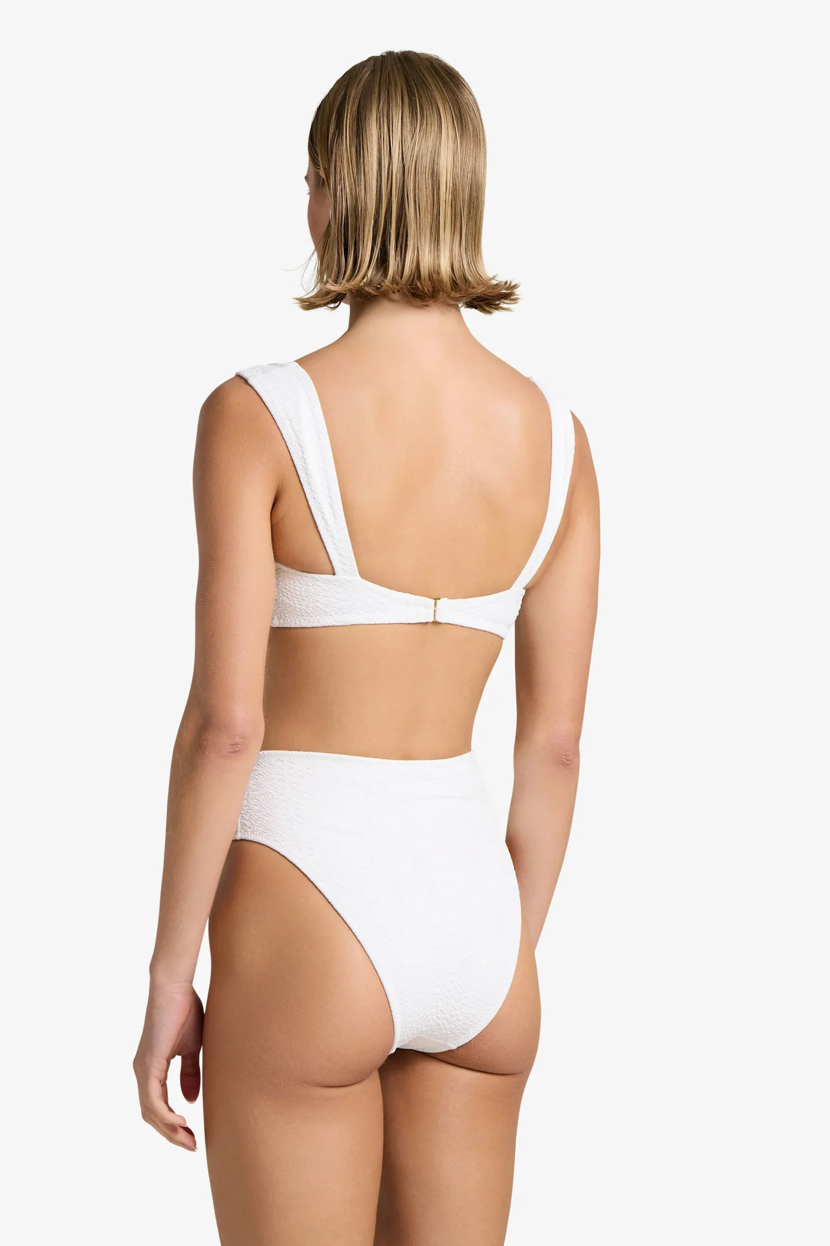 GIGI C Matching Sets|Swim Tops|Dawson Snakeskin Top Ivory