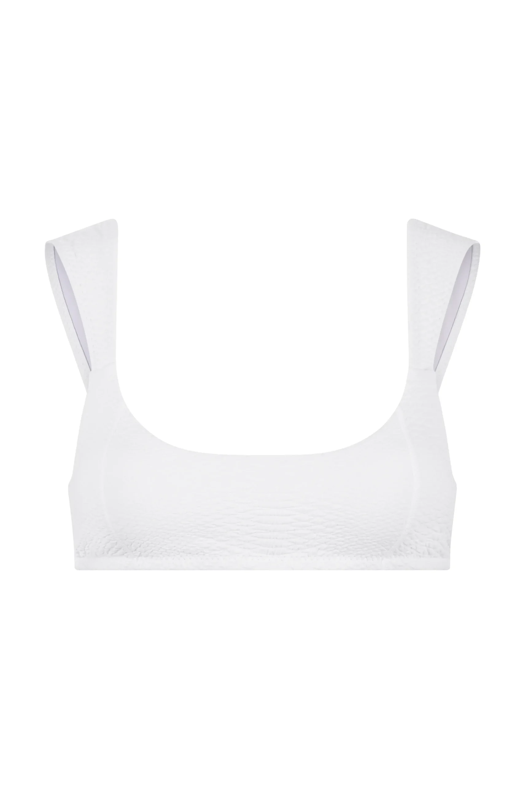GIGI C Matching Sets|Swim Tops|Dawson Snakeskin Top Ivory