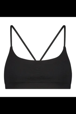 GIGI C Matching Sets|Sport Tops|Emery Snakeskin Bra Black