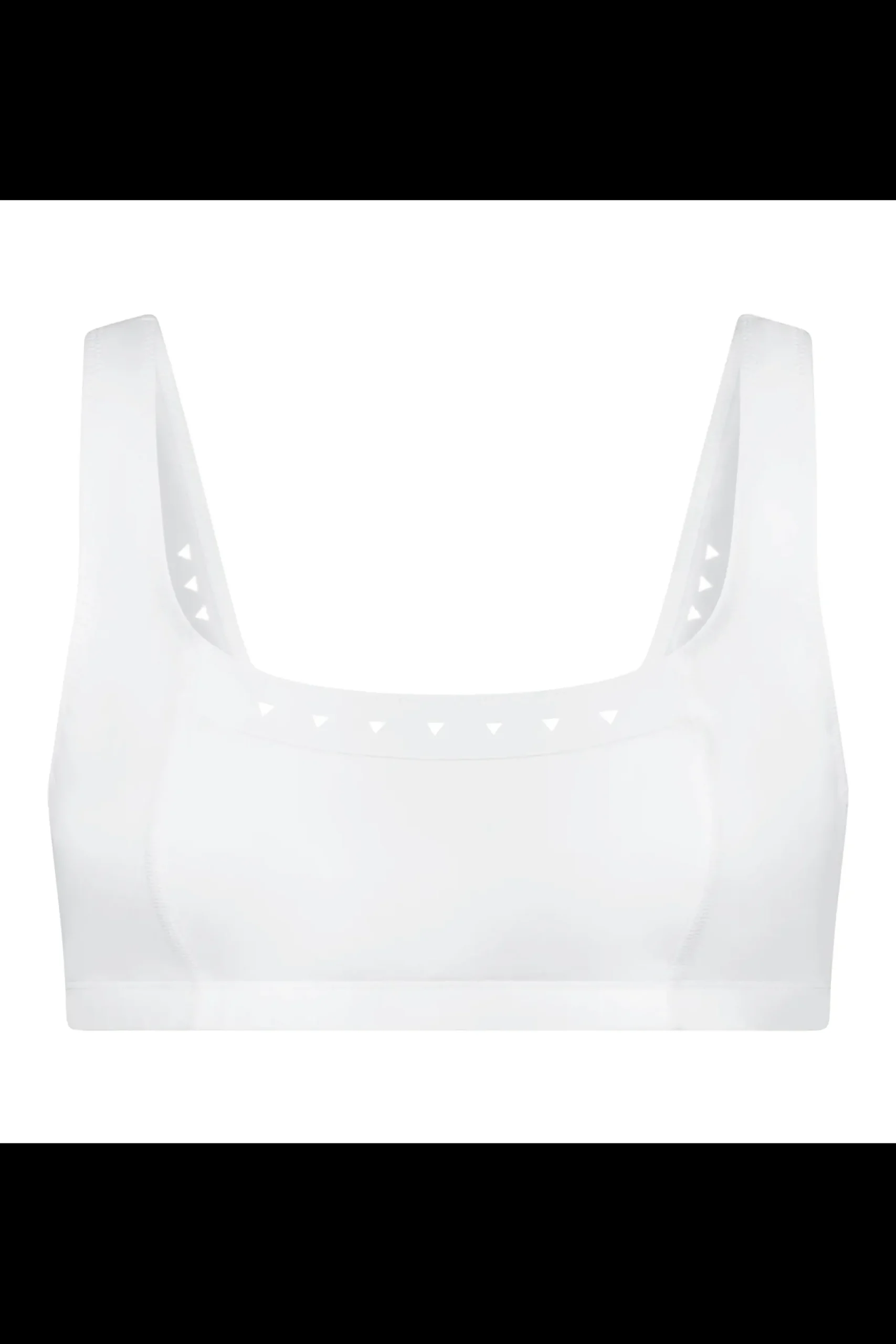 GIGI C Matching Sets|Sport Tops|Emily Bra White