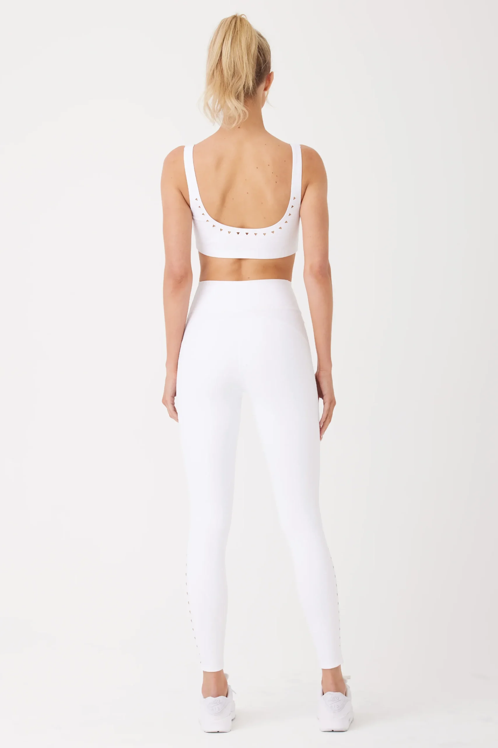GIGI C Matching Sets|Sport Tops|Emily Bra White