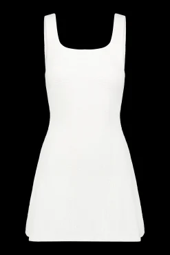 GIGI C Dresses|Ezzie Snakeskin Dress Ivory