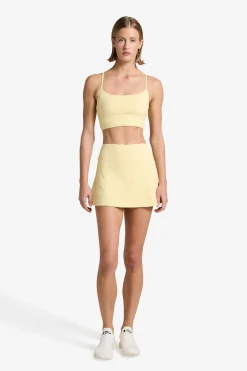 GIGI C Sport Tops|Matching Sets|Finle Snakeskin Bra Butter