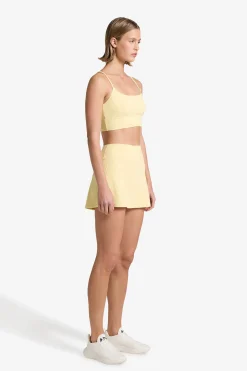 GIGI C Sport Tops|Matching Sets|Finle Snakeskin Bra Butter
