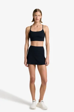 GIGI C Matching Sets|Dresses|Heidi Snakeskin Skort Black