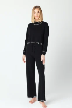GIGI C Lounge|Jacqueline Pullover Black