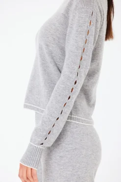 GIGI C Lounge|Jacqueline Pullover Heather Grey