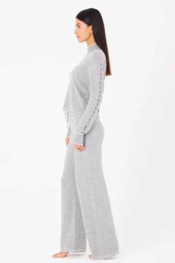 GIGI C Lounge|Jacqueline Pullover Heather Grey