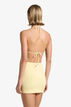 GIGI C Coverups|Matching Sets|Joelle Snakeskin Skirt Butter
