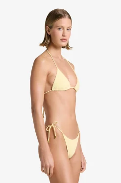 GIGI C Matching Sets|Swim Bottoms|Joni Snakeskin Bottom Butter