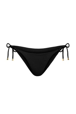 GIGI C Matching Sets|Swim Bottoms|Joni Snakeskin Bottom Black