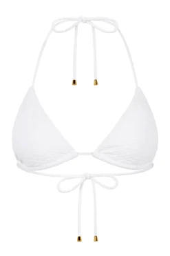 GIGI C Matching Sets|Swim Tops|Joni Snakeskin Top Ivory