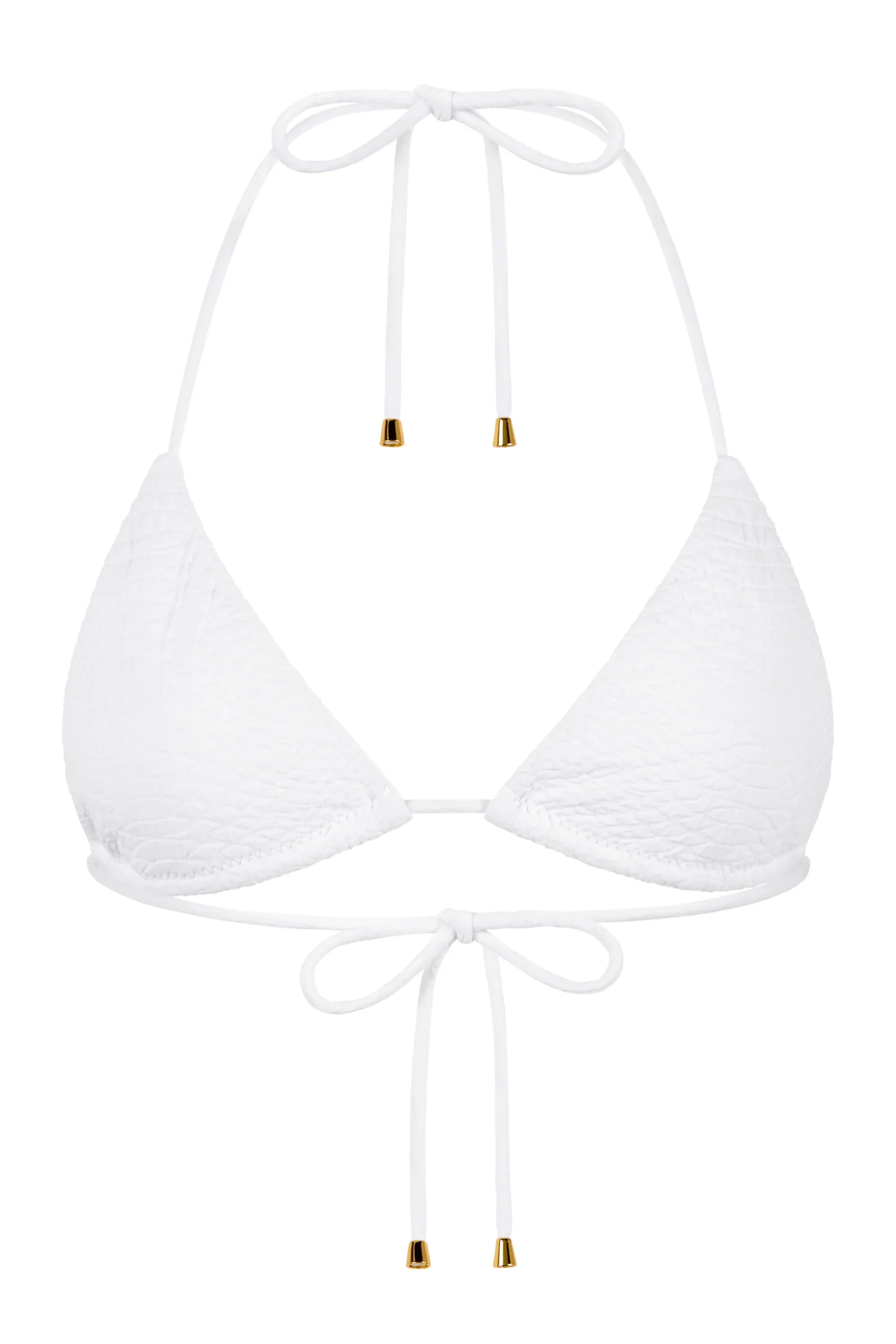 GIGI C Matching Sets|Swim Tops|Joni Snakeskin Top Ivory