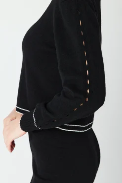 GIGI C Lounge|June Sweater Black
