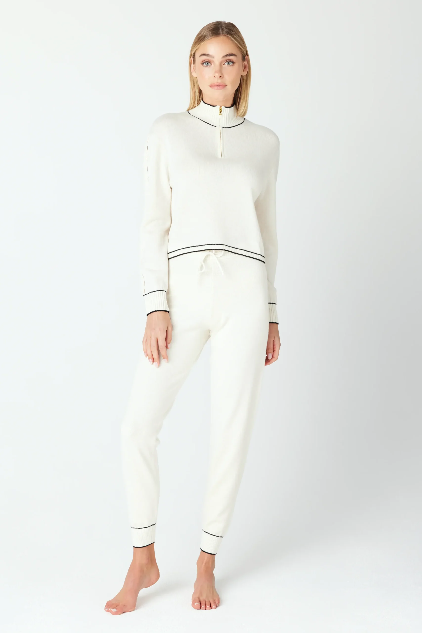 GIGI C Lounge|June Sweater Ivory
