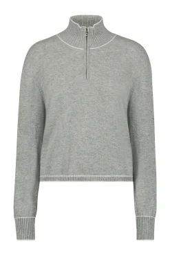 GIGI C Lounge|June Sweater Heather Grey