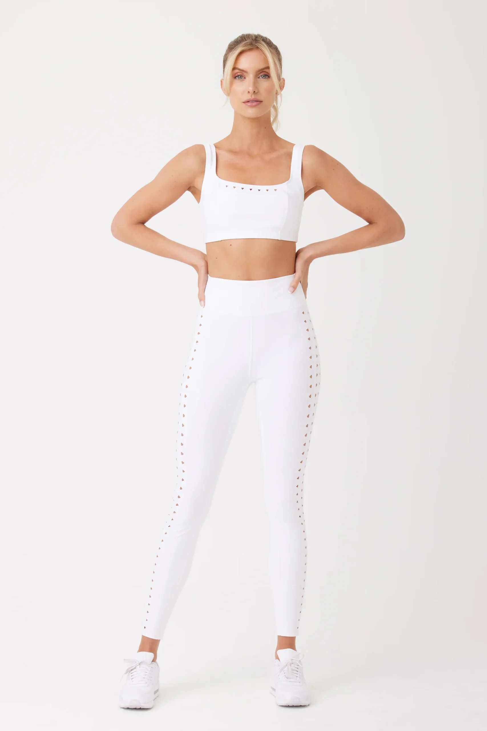 GIGI C Sport Bottoms|Katrina Legging White