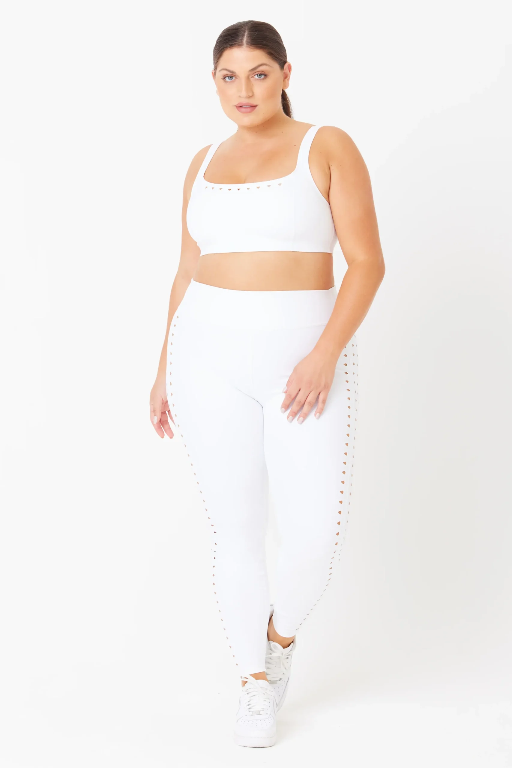 GIGI C Sport Bottoms|Katrina Legging White