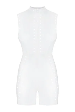GIGI C Rompers & Jumpsuits|Kina Romper White