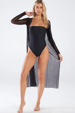 GIGI C Coverups|Marie Mesh Coverup Black