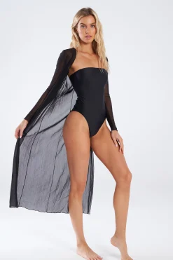 GIGI C Coverups|Marie Mesh Coverup Black