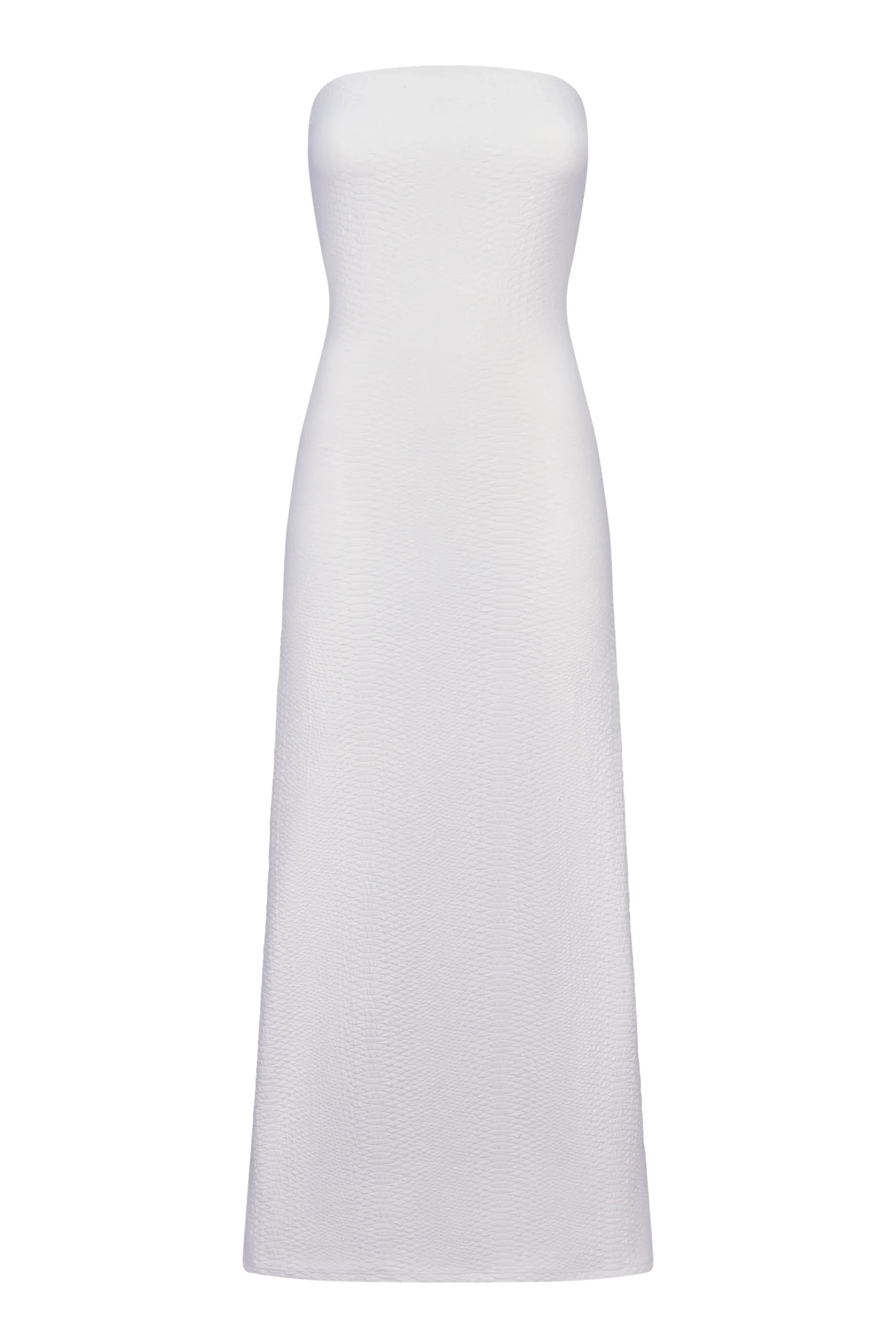GIGI C Coverups|Dresses|Maya Snakeskin Dress Ivory