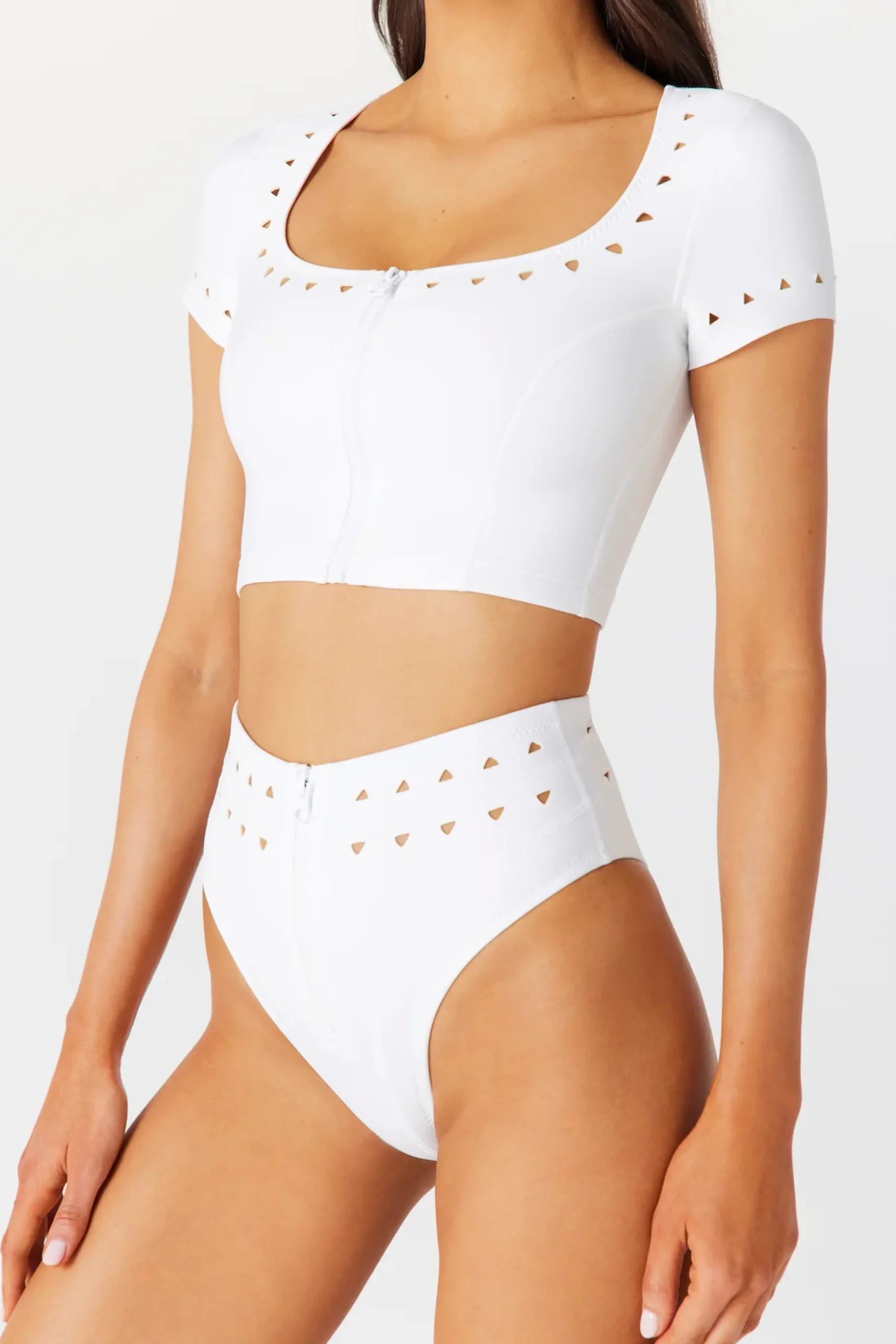 GIGI C Matching Sets|Swim Bottoms|McKenzie Bottom White