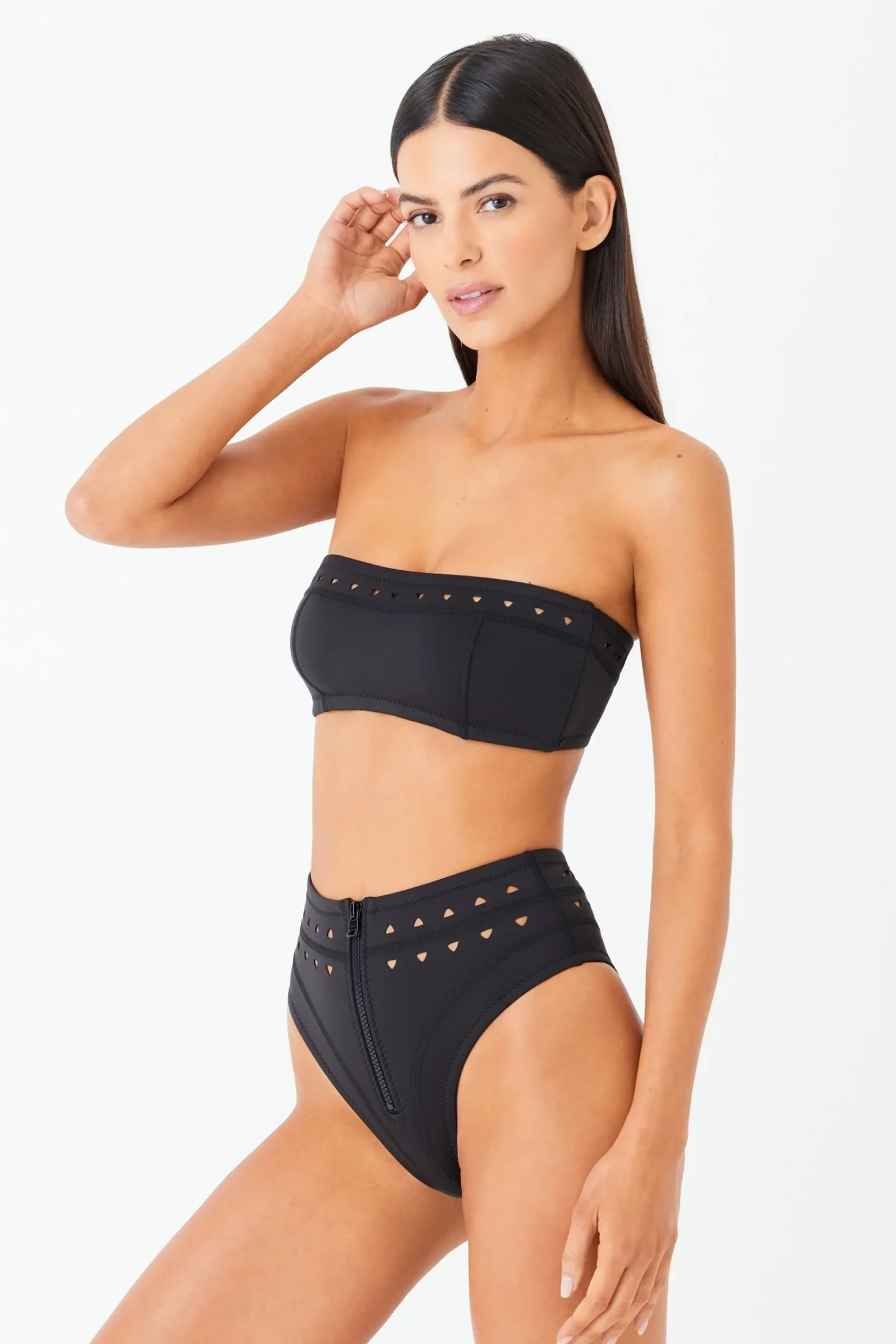 GIGI C Matching Sets|Swim Bottoms|McKenzie Bottom Black