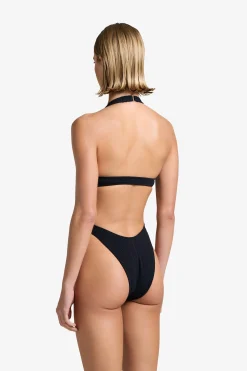 GIGI C One Pieces|Megan Snakeskin One Piece Black