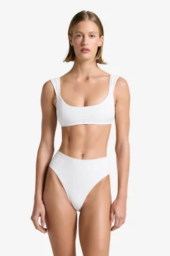 GIGI C Matching Sets|Swim Bottoms|Melinda Snakeskin Bottom Ivory