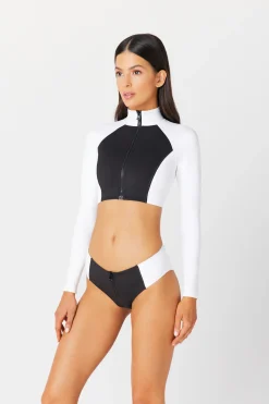 GIGI C Surf|Matching Sets|Missy Surf Jacket Black & White