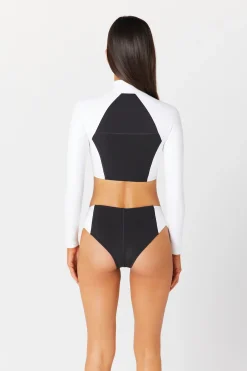 GIGI C Surf|Matching Sets|Missy Surf Jacket Black & White