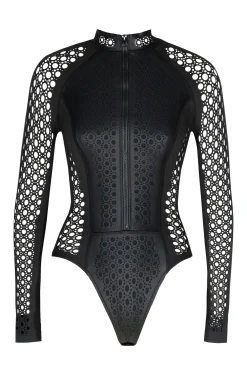 GIGI C Surf|One Pieces|Nicole Surfsuit Black
