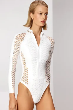 GIGI C Surf|One Pieces|Nicole Surfsuit White