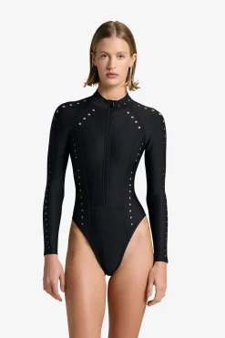 GIGI C Surf|One Pieces|Riley Surfsuit Black