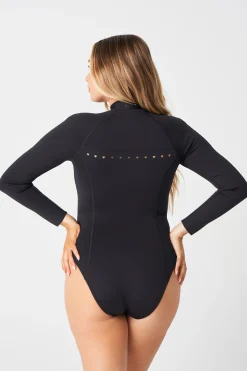 GIGI C Surf|One Pieces|Riley Surfsuit Full Coverage Black