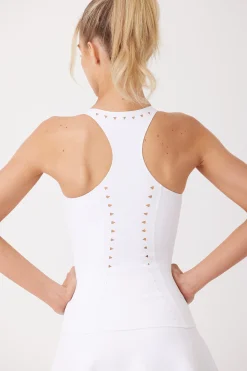 GIGI C Matching Sets|Sport Tops|Roberta Tank White