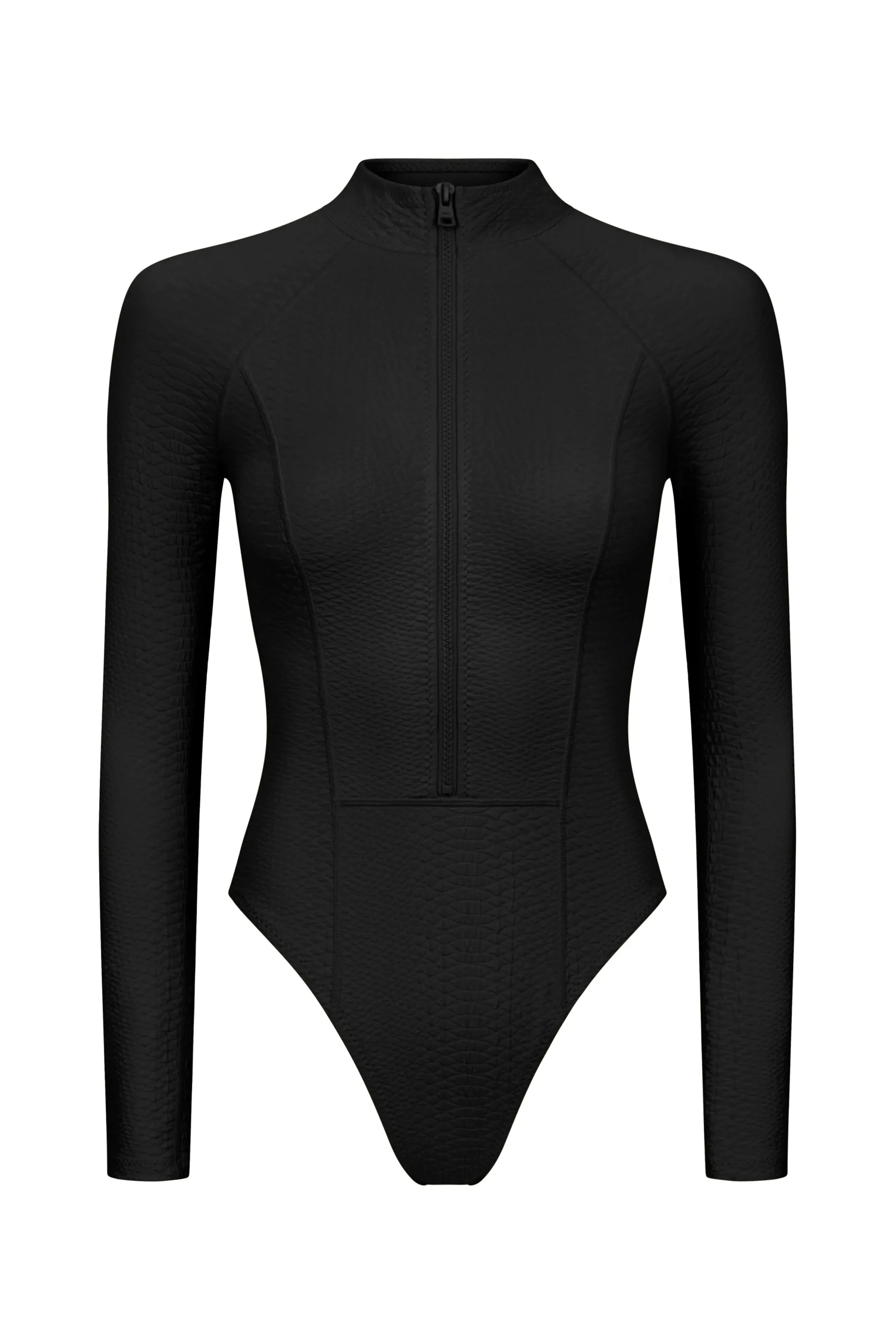 GIGI C Surf|One Pieces|Sophie Snakeskin Surfsuit Black