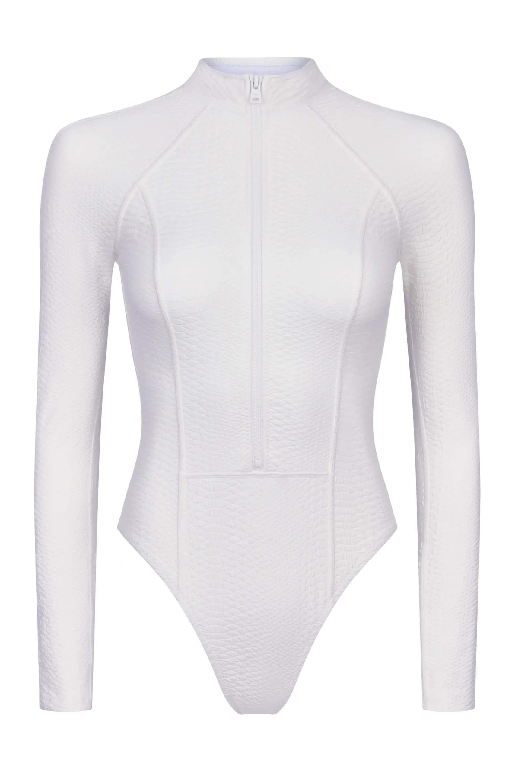 GIGI C Surf|One Pieces|Sophie Snakeskin Surfsuit Ivory
